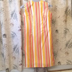 Vintage retro 60s homemade striped dress